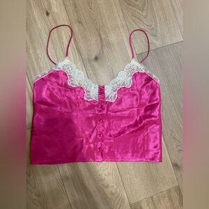 Vintage Gold Label Victoria’s Secret Pink Cami Top